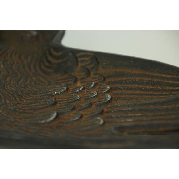 Vintage Finish Cast Iron Bird and Butterfly Shaped Decorative Trays 2 Piece Set - Picture 3 of 3